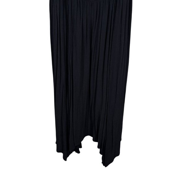 Torrid Black Crepe Smocked Sleeveless Midi Dress Women's Plus Size 2X - Picture 4 of 7